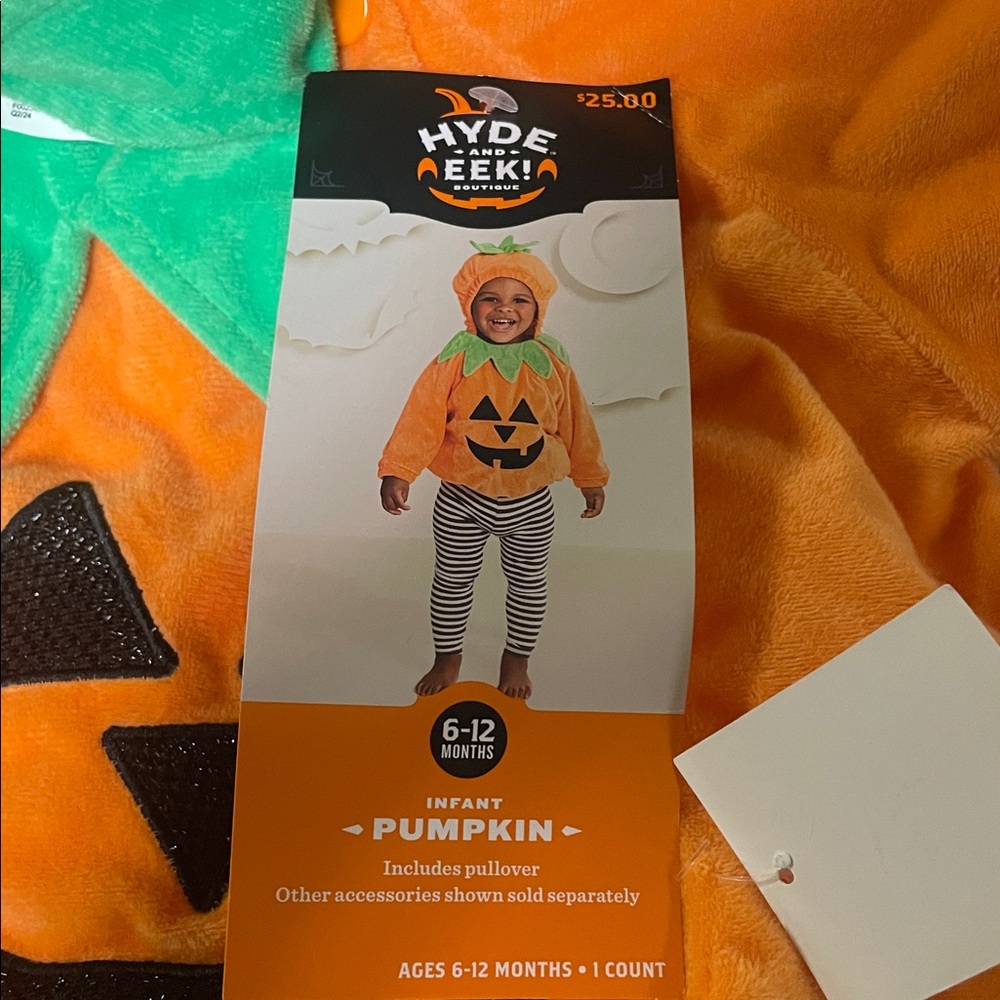 Hyde & EEK! Boutique Halloween Pumpkin Bunt Costume Infant size 6-12 mos | NWT - Picture 7 of 7